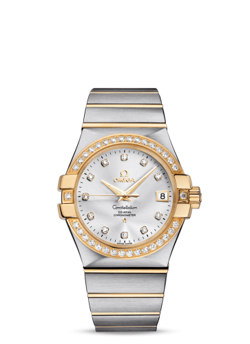 Omega Constellation Co-Axial 35 Stainless Steel / Yellow Gold / Diamond / Silver